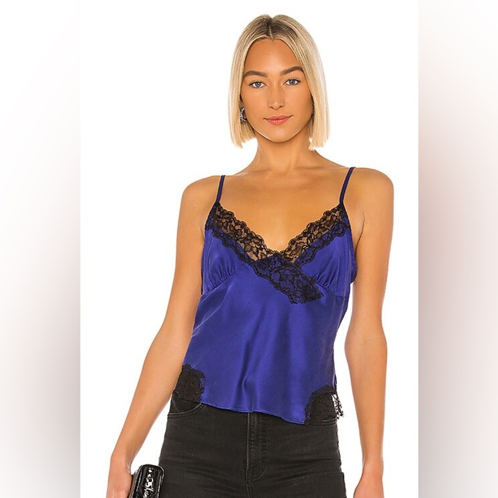 ✨ NWOT Icons Objects of Devotion Laced Trimmed Silk Camisole ✨